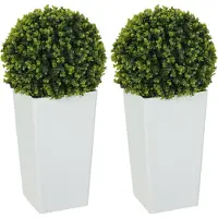 HOMCOM Kunstpflanze-Ø32 x 65H cm-Grün | Gr.: onesize