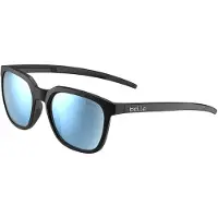 Bolle - Polarisierte Sonnenbrille - Talent 2.0 Black Matte - Sky Blue Polarized - Größe S/M - schwarz