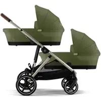 Cybex GOLD Zwillings- und Geschwisterwagen Gazelle S, gruen