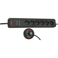 Brennenstuhl 6-fach Steckdosenleiste - mit Fußschalter Anthrazit - 250V, 16A - 2 m