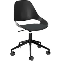 Houe Bürostuhl FALK Aluminium ohne Armlehne anthrazit