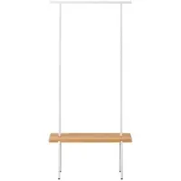 Weld & co Garderobe Eiche 01 S 90 x 40 x 190 weiß