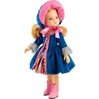 Paola Reina Larissa Puppe aus spanischem Vinyl, 32 cm, handgefertigt, mit Karamell-Duft
