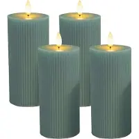 Relaxdays 4x LED-Kerzen