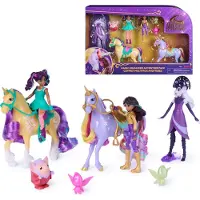 Unicorn Academy - Abenteuer-Set, mit Ravenzella, Sophia, Ava, Wildstar, Leaf und weiteren Figuren, ca. 12 cm große Originalfiguren zur beliebten Netflix Serie, 4 Jahr(e), Mehrfarbig