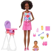 Barbie Family & Friends Doll and Accessories, Modepuppe, Weiblich, 3 Jahr(e), Junge/Mädchen, 275 mm, Mehrfarbig