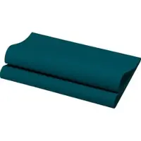 Duni Serviet Bio Dunisoft L40xB40cm Ocean Teal,60 stk/pk