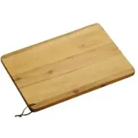 Kesper Schneidebrett Akazienholz, 38 x 27 cm, Robustes Brettchen zum Servieren von Speisen, 1 Schneidebrett