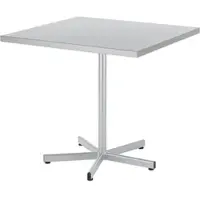 Schaffner Metalltisch Basic Color AG alusilber, Designer , 70x72x70 cm