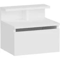 Livetastic Nachttisch Hades ca. 39,8x35x31,6 cm Weiß