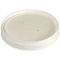 Biopak DUNI Deckel für Ronda Bowl Short 196023 , 1 Karton = 16 x 25 Stück, 240/360 ml, weiß