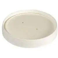 Biopak DUNI Deckel für Ronda Bowl Short 196027 , 1 Karton = 16 x 25 Stück, 480 ml, weiß