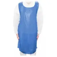 MaiMed Apron Schutzschürze, PE 77523 , 1 Packung = 50 Stück, Blau, 75 cm x 125 cm, Heavy
