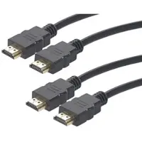 Auviso 2er-Set High-Speed-HDMI-2.0a-Kabel für 4K, 3D und Full HD, HEC, 3 m