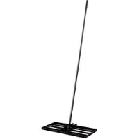 ROYAL GARDINEER Rasenrakel/Nivellierrechen, 75x35cm, inkl. 2 Meter langem Metallstiel
