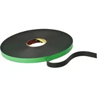 3M Doppelseitiges PE-Schaumstoff-Klebeband mit Acrylat-Klebstoff 9515B, Schwarz, 25 mm x 33 m, 1,5 mm