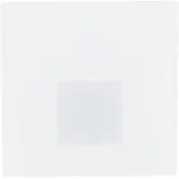 Deko-light Abdeckung Square Glas für Alwaid Pro viereck Lichtkegel Weiß