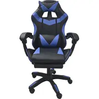 HTI Gaming Stuhl Krit Eco Schwarz-Blau