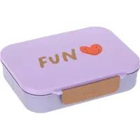 Lassig Bento-Lunchbox Little Gang Heart Lilac