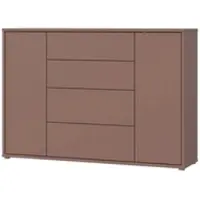 Möbel Kraft Sideboard Bolognano , rot , Maße (cm): B: 144,2 H: 99,1 T: 34.9
