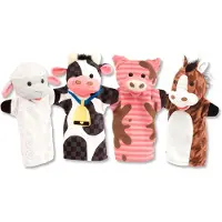 Melissa & Doug - Hand Puppets Farm Friend