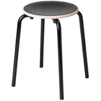 Perfecta Hocker TabCollege schwarz matt 35x46x35 cm