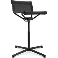 Wagner Barstuhl D1 Highstool grau, Designer Stefan Diez, 77x72-90x77 cm