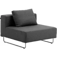 Softline Sofa Elemente Ohio Filz anthrazit grau, Designer Stine Engelbrechtsen, 98x67x98 cm