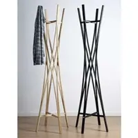 Zilio A&C Standgarderobe Tra Buche grau gebeizt braun, Designer Shin, Tomoko Azumi, 47x162x32 cm
