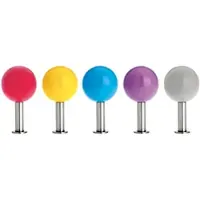Schönbuch Wandhaken Dots Haken bunt mehrfarbig, Designer Apartment 8, 9 cm