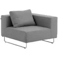 Softline Sofa Elemente Ohio Filz hellgrau, Designer Stine Engelbrechtsen, 98x67x98 cm