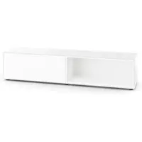 Piure Sideboard Nex Pur MDF weiß matt lackiert, Designer Studio , 180x40x48 cm