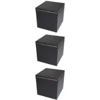 Nils Holger Moormann Archivbox für FNP Regal, 3-er Set Karton schwarz, Designer , 32.5x32.5x34 cm
