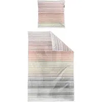 Irisette Easy Soft-Seersucker Bettwäsche 135x200 Streifen pastell bunt 8706-90