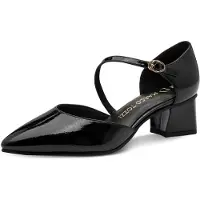 Marco Tozzi Damen Pumps weiches Feel Me Fußbett weiches Innenfutter Spitz, schwa