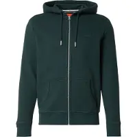 Superdry für Herren. M2014128A Essential Logo Kapuzenjacke mit Reißverschluss in Grün (XL), Lässig, Baumwolle