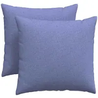 vidaXL Sofakissen 2 pcs Jeans blau 45 x 45 cm Stoff