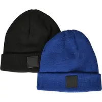 Urban Classics Beanie "Damen Logopatch Beanie Kids 2-Pack" 1 Stk.