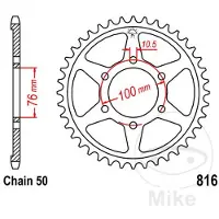 JT Sprockets 530 Jtr816.45 Steel Hinterradritzel