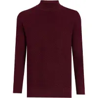 Felix Hardy Rollkragenpullover "Rollkragenpullover", Herren, Gr. S, bordeaux, 100% Baumwolle, Pullover Rollkragenpullover