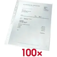 Leitz Prospekthülle re:cycle, DIN A4, 0,1 mm stark, recycelter PP-Folie, 100 Stück