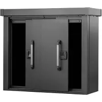 PRIMEYARD 135 x 55 cm Gartenschrank S, anthrazit - (GFPV00922)
