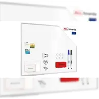 Allboards Magnetisches Whiteboard – PREMIUM EXPO Alurahmen 120x90cm