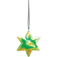 Colorations Weihnachts Bastelset transparente Stern Ornamente 12 Stück