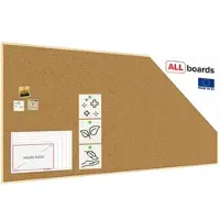 Allboards Pinnwand mit Naturholzrahmen 250x120cm