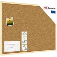 Allboards Pinnwand mit Naturholzrahmen 80x60cm