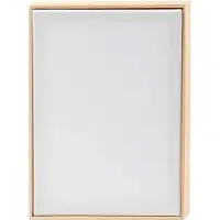 Creativ Company Keilrahmen mit Rahmen, A4, Größe 21x29,7 cm, 280 g, weiß, 1 Stück