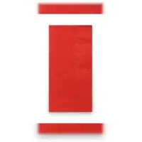 Plock GmbH Servietten Quicky - 2-lagig - 1/8-Falz - 33 x 33 cm - 1280 Servietten - rot