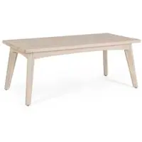 Bizzotto Couchtisch Sahana aus Mangoholz, klassisches Design, natur, rechteckig, 115 cm
