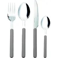 Brunner Delice Besteckset 16 teilig grau